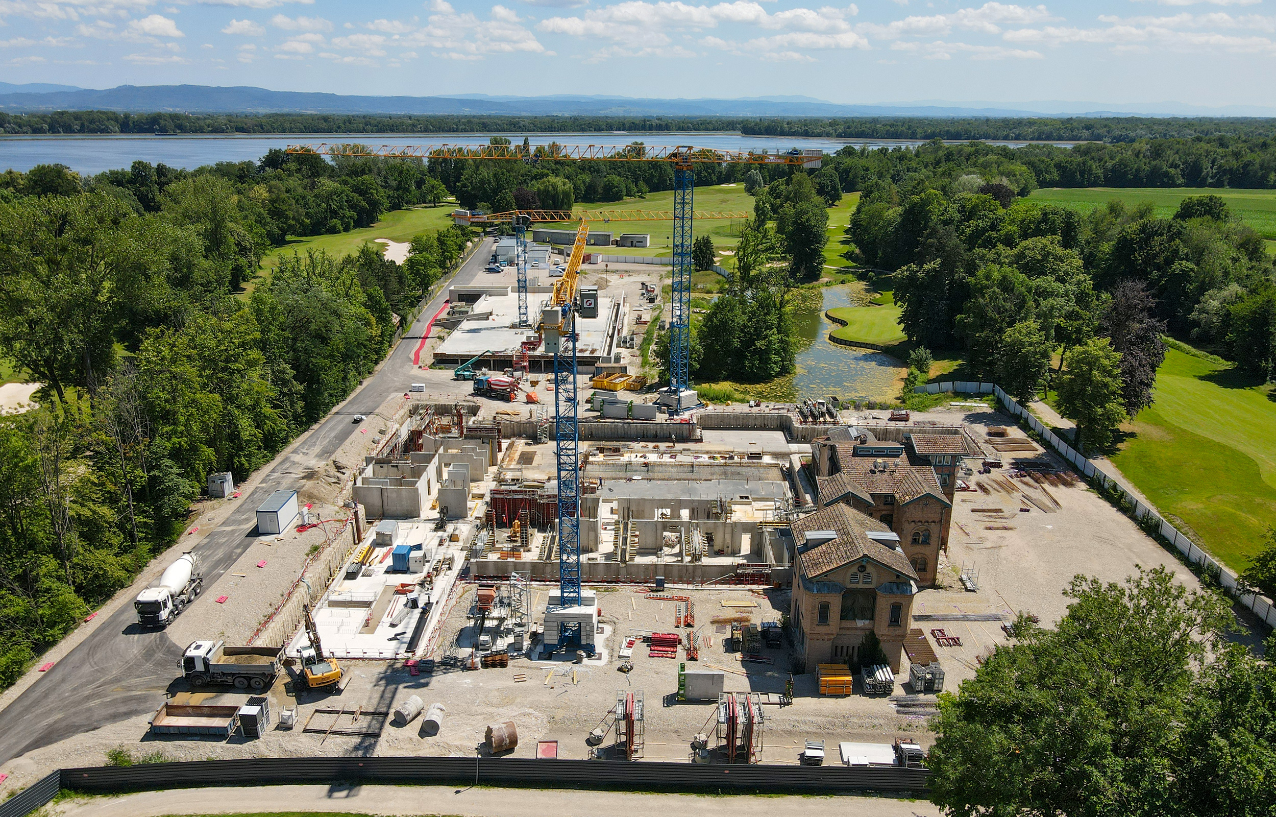 Chantier de la restructuration du Golf du Kempferhof